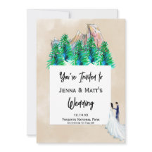 Nature Park Wedding Invitations 