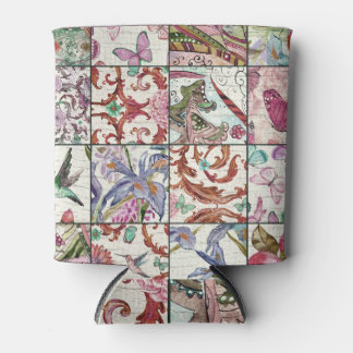 Nature Patchwork: Chic Seamless Background Can Cooler