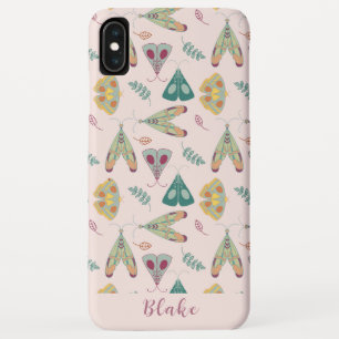 Nature Pattern Moths  iPhone XS Max Case
