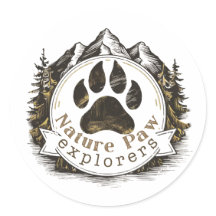Nature Paw Explorers Sticker
