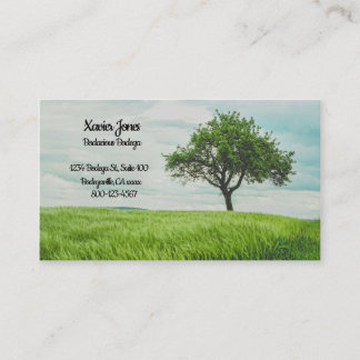 Nature personalised business card