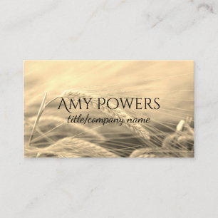 nature photo art custom business card double sided