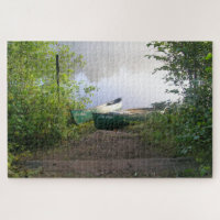 Nature Photo Canoes on a River