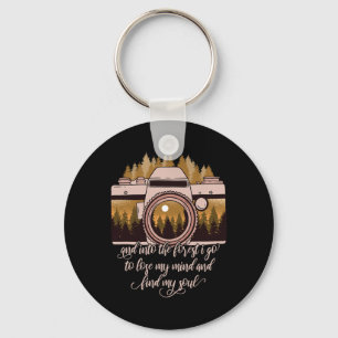Nature Photograph Photography - And Into The Fores Key Ring