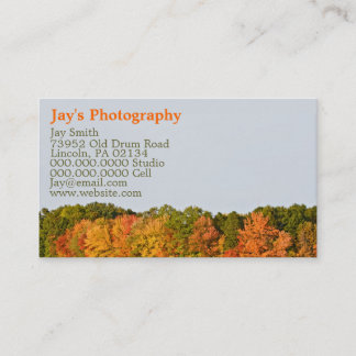 Nature Photography Business Cards