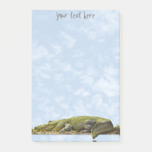 Nature Photography Huge Gator Panoromic Cut Out Post-it Notes