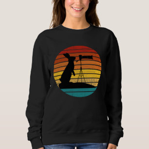 Nature Photography Long Lens Rabbit with Camera Sweatshirt