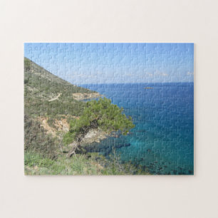Nature Photography Mediterranean Mountain & Sea Jigsaw Puzzle