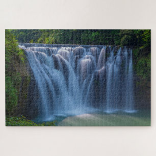 Nature Photography Taiwan Shifen Waterfall Jigsaw Puzzle