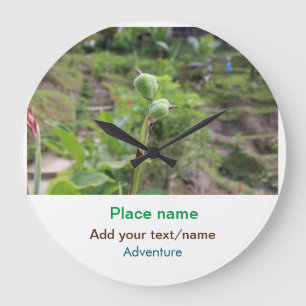 Nature plants photography beach water travel name large clock