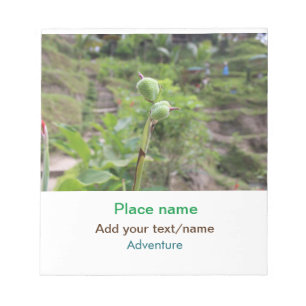 Nature plants photography beach water travel name notepad