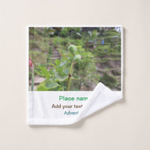 Nature plants photography beach water travel name wash cloth