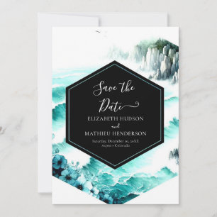 Nature Printable Nautical Wedding Save The Date