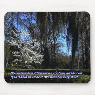 Nature prints mouse pad