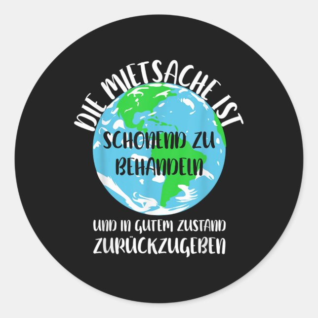 Nature Protection, Air Conditioning Heating, Envir Classic Round Sticker (Front)