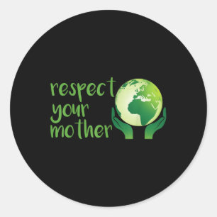 Nature Protection Environmental Protection Climate Classic Round Sticker