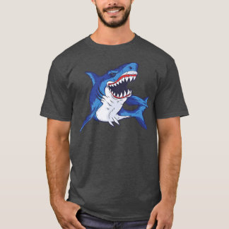Nature Protection Predatory Fish Ocean Bit Shark T-Shirt