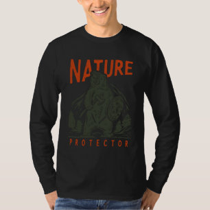 Nature Protector Bear Environment Grizzly Warrior T-Shirt