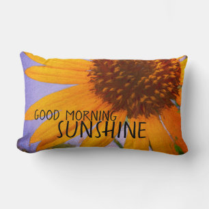 nature quote pillow pretty yellow sunflower art