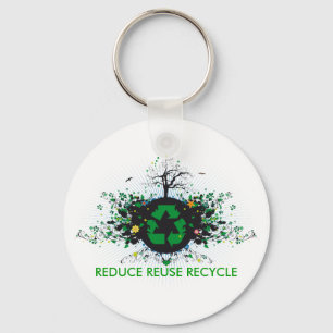 Nature Recycles Key Ring