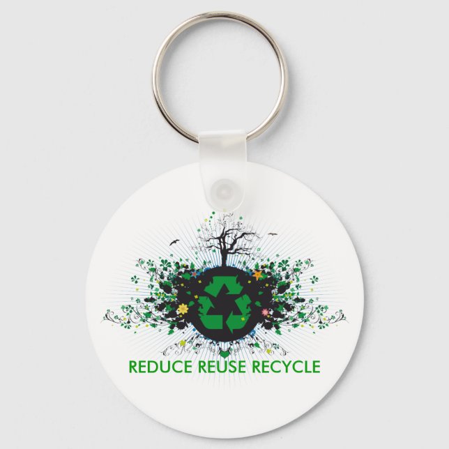 Nature Recycles Key Ring (Front)