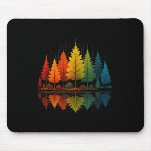Nature Reflection Forest Trees Outdoor Wildlife Hi Mouse Pad