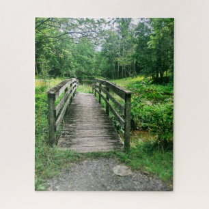 NATURE RESERVE FOOT BRIDGE JIGSAW PUZZLE