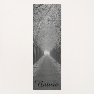 Nature, road yoga mat