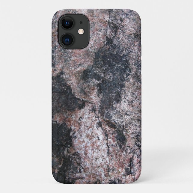 Nature Rock Texture Pinkish Case-Mate iPhone Case (Back)