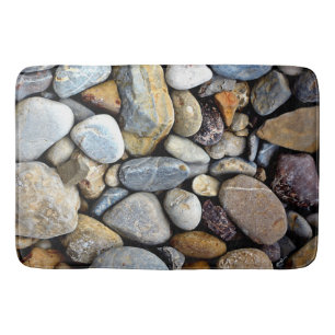 Nature Rocks Pebble Stream Bath Mat