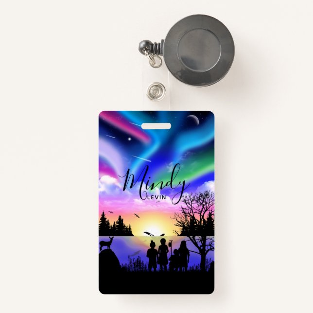 Nature’s Embrace ID Badge (Front with Retractable)