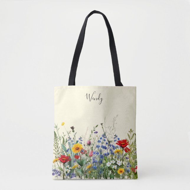 Nature’s Garden Personalised Tote (Front)