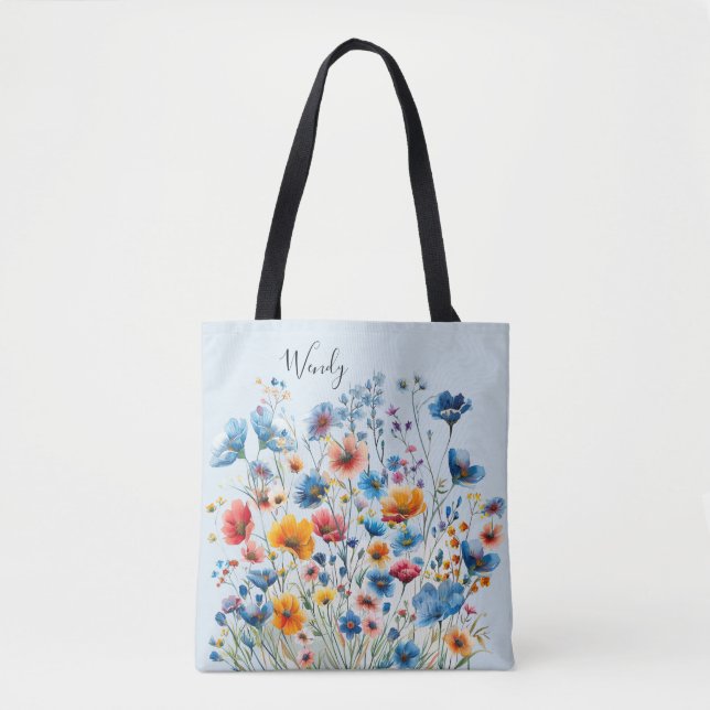Nature’s Garden Personalised Tote Bag (Front)