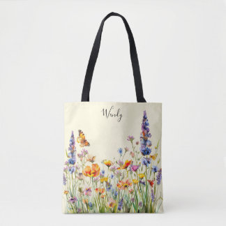 Nature’s Garden Personalised Tote Bag