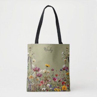 Nature’s Garden Personalised Tote Bag