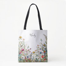 Nature’s Garden Personalised Tote Bag