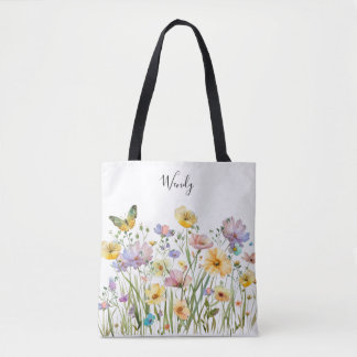 Nature’s Garden Personalised Tote Bag