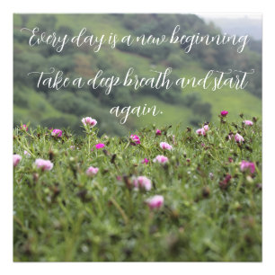 Nature’s Inspiration Motivational Custom Photo Print