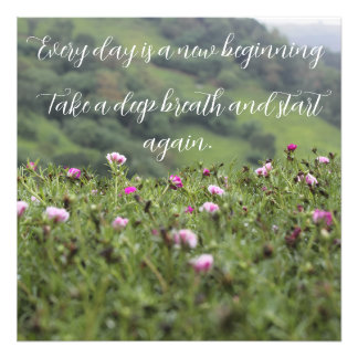 Nature’s Inspiration Motivational Custom Photo Print