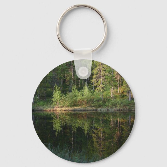 Nature’s Reflections custom key chain (Front)