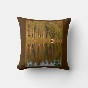 Nature’s Reflections custom throw pillow