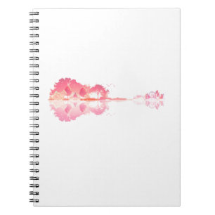 Nature’s Song: Forest Landscape Guitar Art Notebook