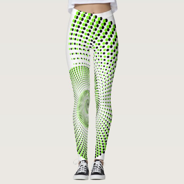 Nature’s Spiral Flow Leggings  (Front)