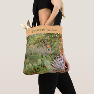 Nature scene, desert, sedona, cactus, tote bag