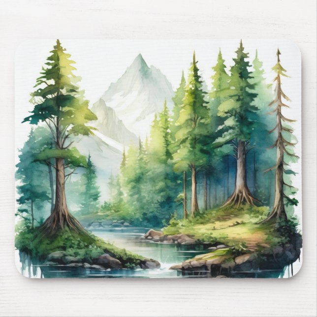 nature scenery  mouse pad (Front)