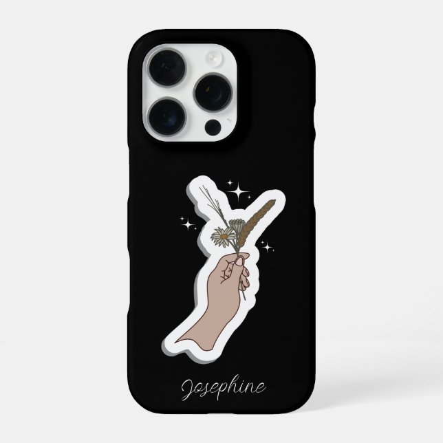 Nature & Simplicity illustration iPhone Case (Back)