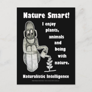 Nature Smart - Blank Postcard