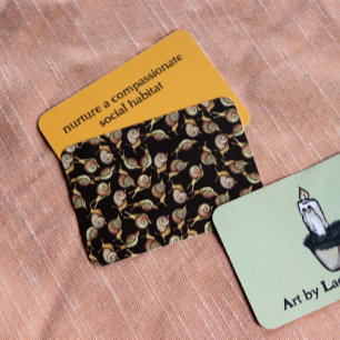 Nature Snail Art Card