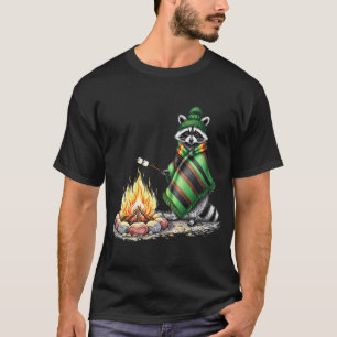 Nature Strikes Back Raccoons Cleaning Up Trash rac T-Shirt