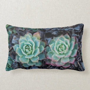 Nature succulent texture Lumbar Pillow